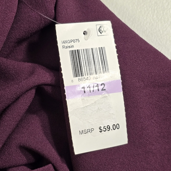 B. Darlin Women's Skater Mini Fit & Flare Dress Purple Size 11 / 12 - Picture 8 of 9